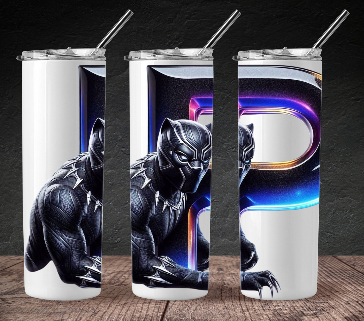 Tumbler 20oz Skinny - Avengers "Black Panther"