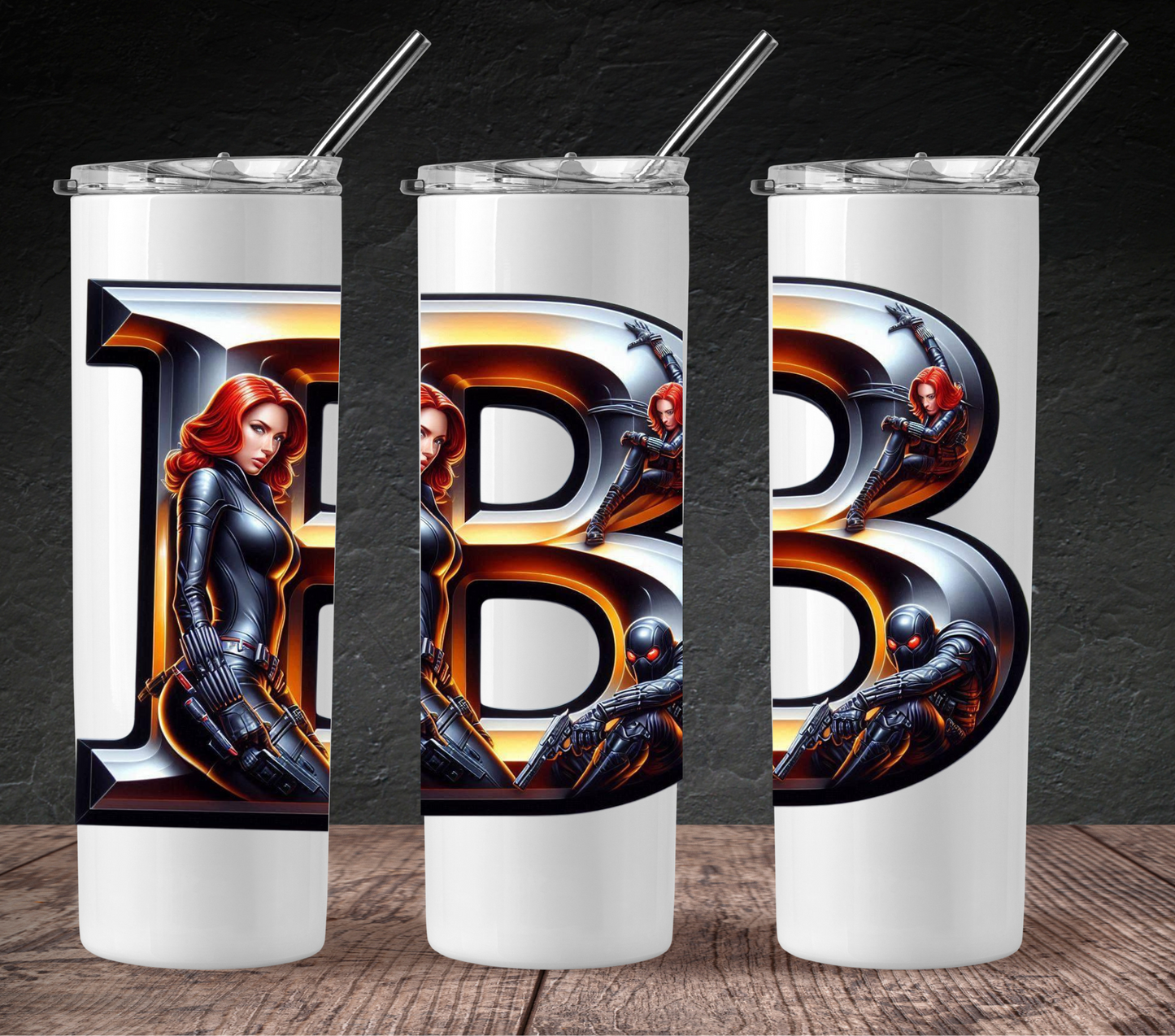 Tumbler 20oz Skinny - Avengers "Black Widow"