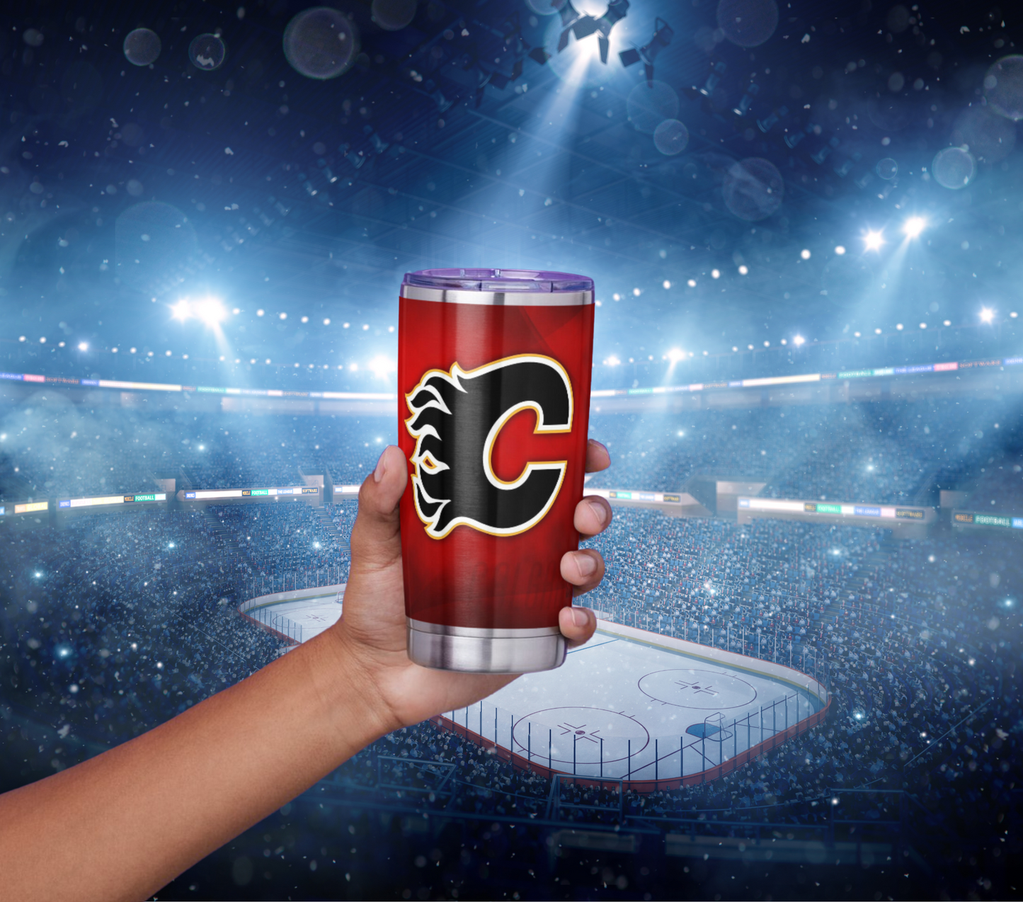 Tumbler 20oz Skinny - Calgary Flames