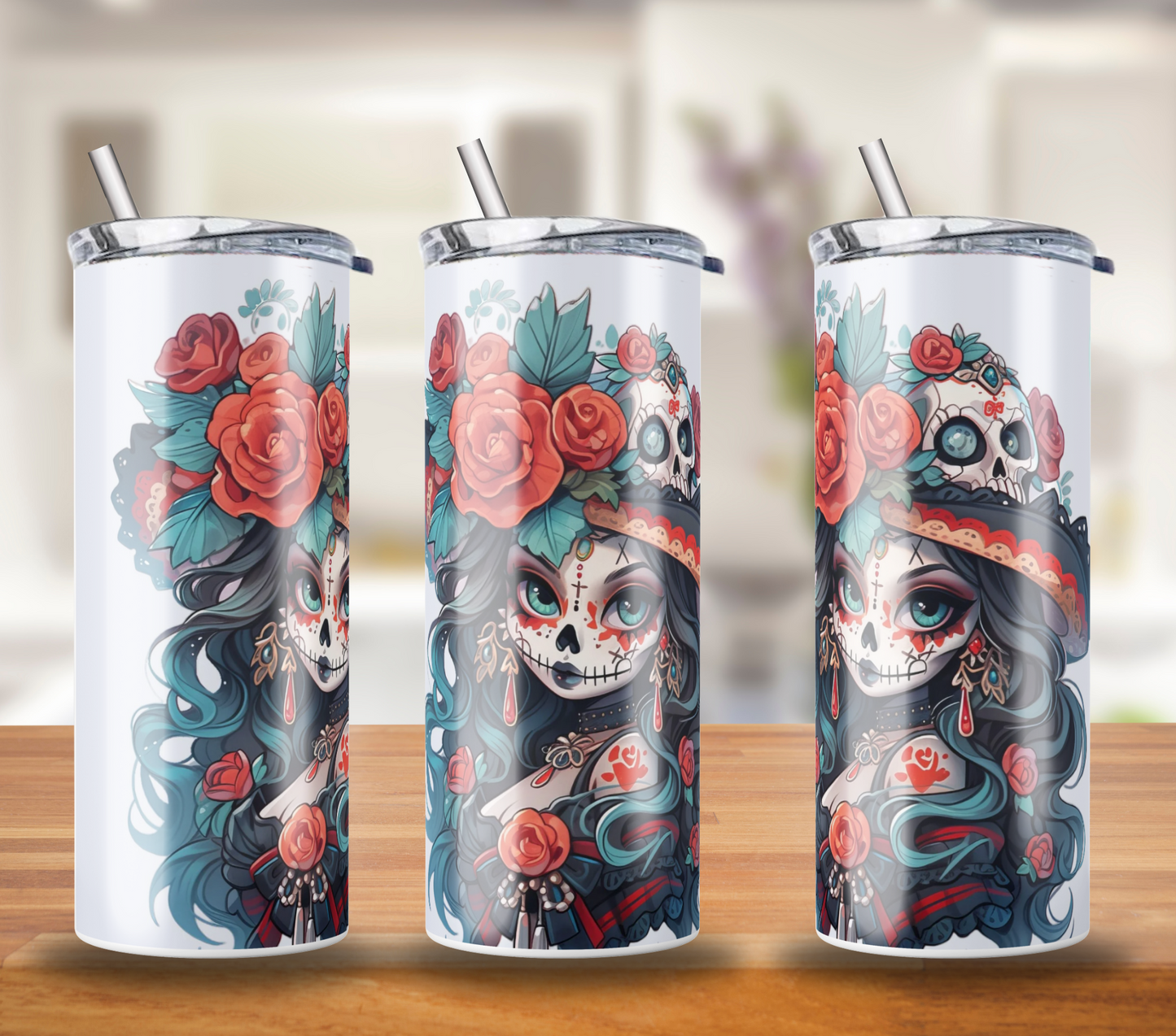 Vaso 20oz Flaco - Catrina