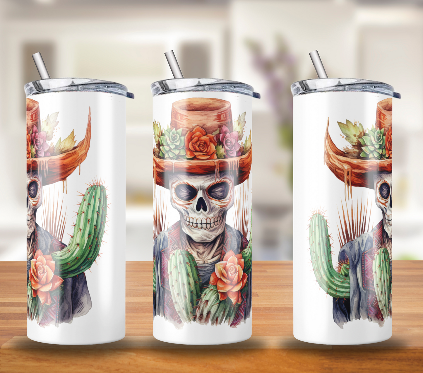 Vaso 20oz Flaco - Catrina